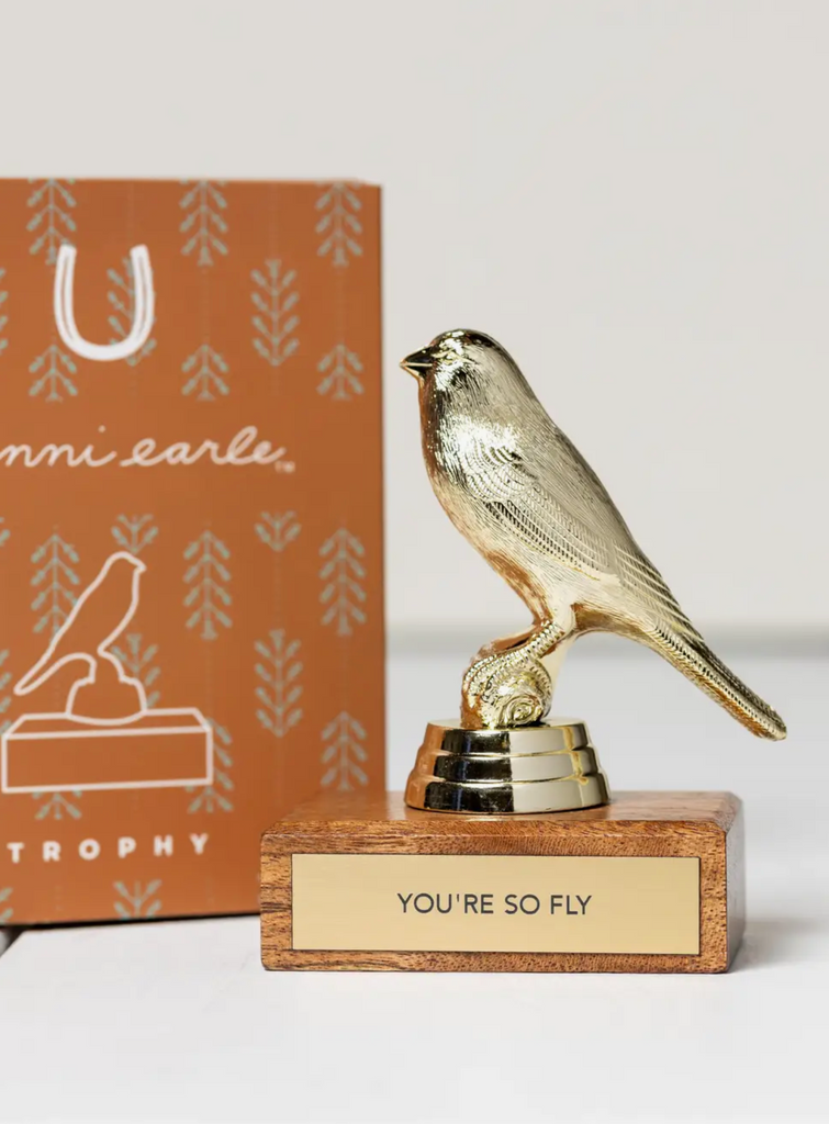 You're So Fly Little Birdie Trophy by Jenni Earle Sold by Le Monkey House