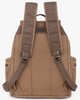 Silent trail canvas and leather backpack made by TSD brand, Sold at Le Monkey House - rear khaki