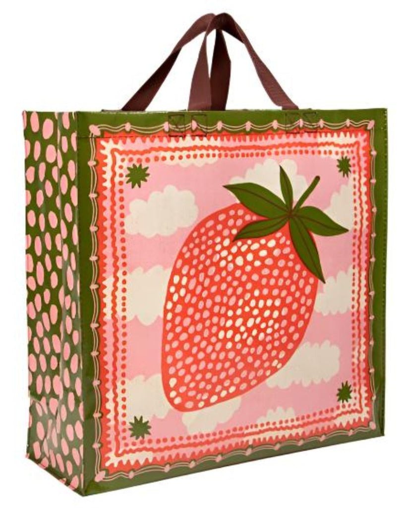 Strawberry Clouds Forever shopper tote shopping bag by Blue Q Sold by Le Monkey House