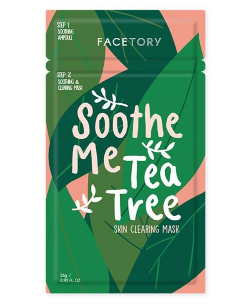 Soothe me tea tree skin clearing mask by Facetory sold by Le Monkey House