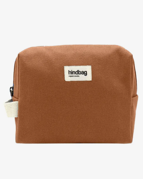 The Leon heavy cotton canvas toilet bag by Hindbag France, Sold at Le Monkey House