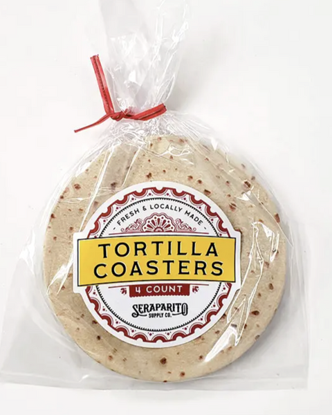 Tortilla Coasters by Seraparito Supply Co Sold by Le Monkey House