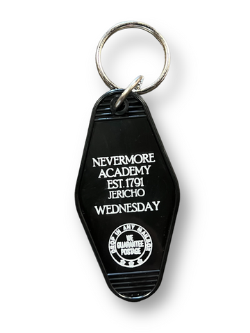 Nevermore Academy Motel Keychain