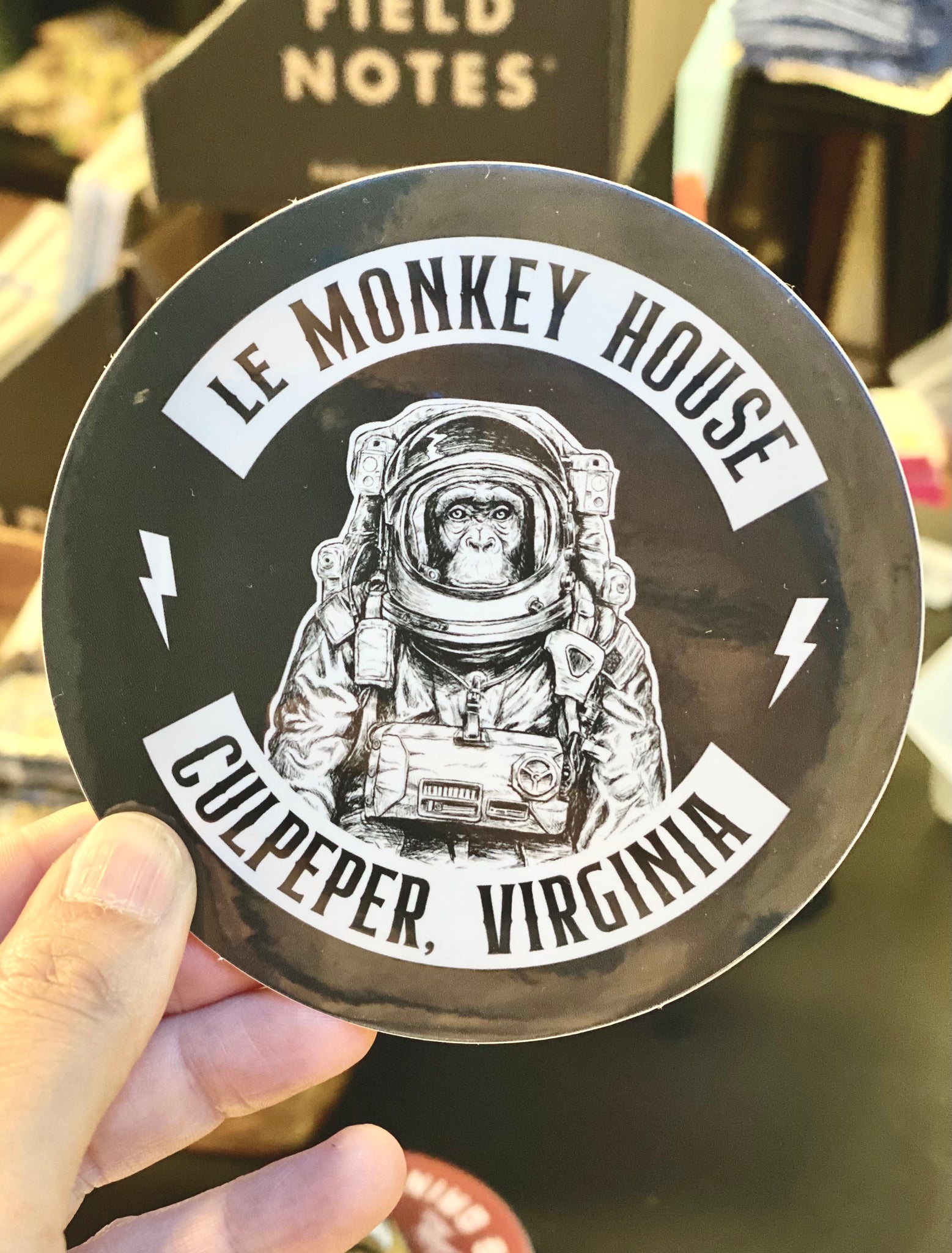 Space Monkey Sticker