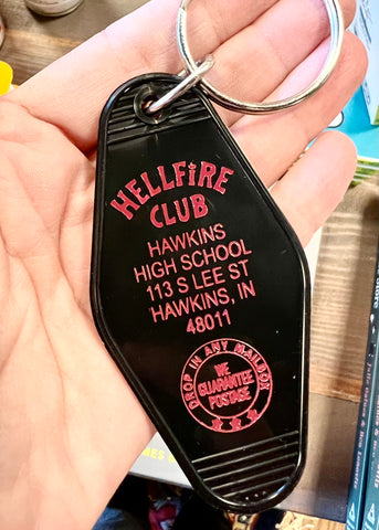 Hellfire Club Motel Keychain