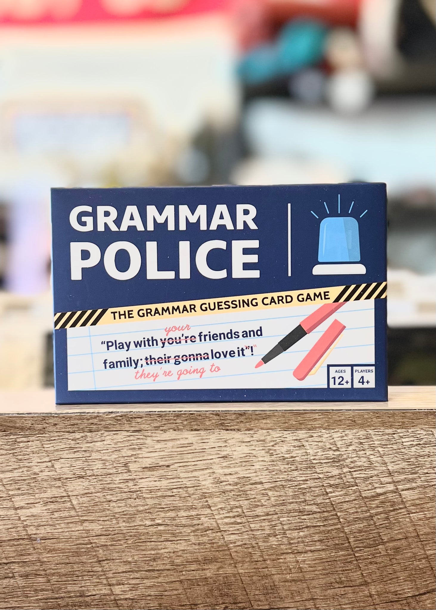 Grammar Police, The grammar guessing card game by Bubblegum Stuff, Sold by Le Monkey House