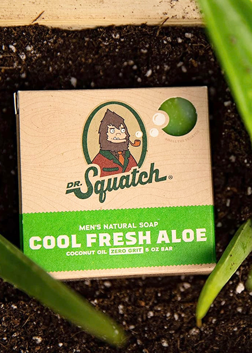 Dr. Squatch Cool Fresh Aloe 5oz Men's Natural Soap – Something