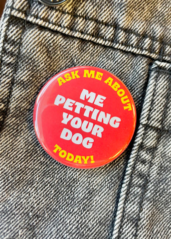 Pet Your Dog Button