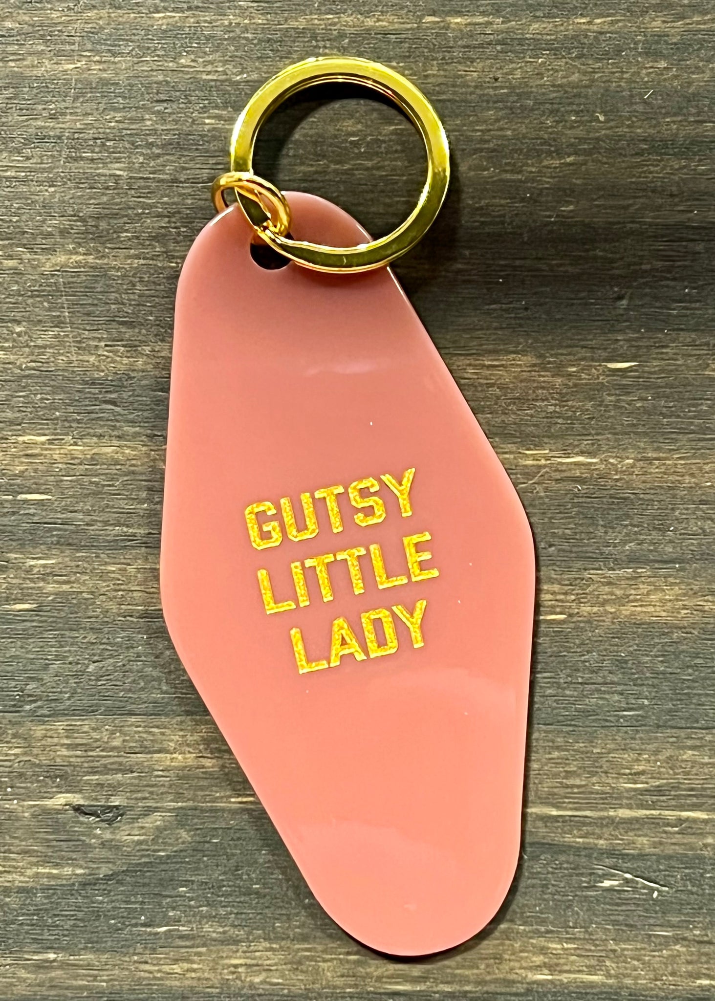Gutsy Lady Keychain