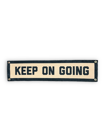 Keep On Going Banner