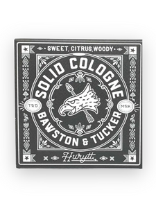 Hurytt Solid Cologne by Bawston and Tucker Provisions Sold by Le Monkey House